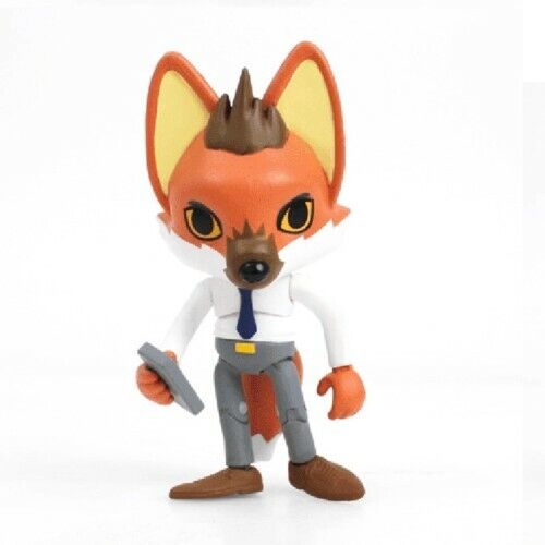 Aggretsuko Ookami w/ Cell Phone Loyal Subjects Action Figure
